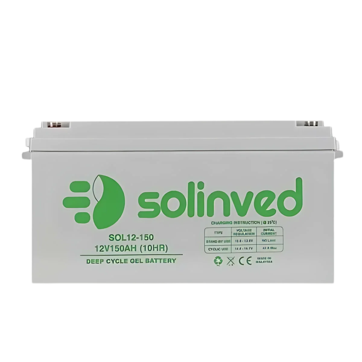 Solinved12V 150Ah Jel Akü